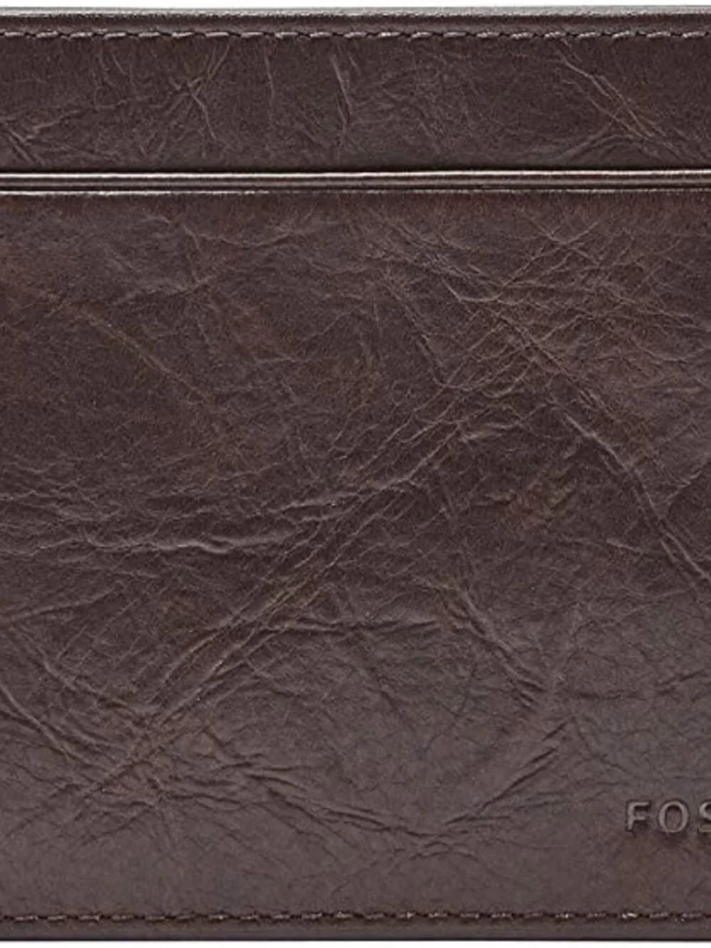Fossil Men's Neel Large Coin Pocket Bifold Brown ML3890200